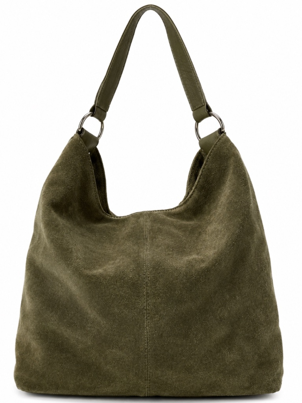 ASOS Olive Green Suede Shoulder Bag NWOT